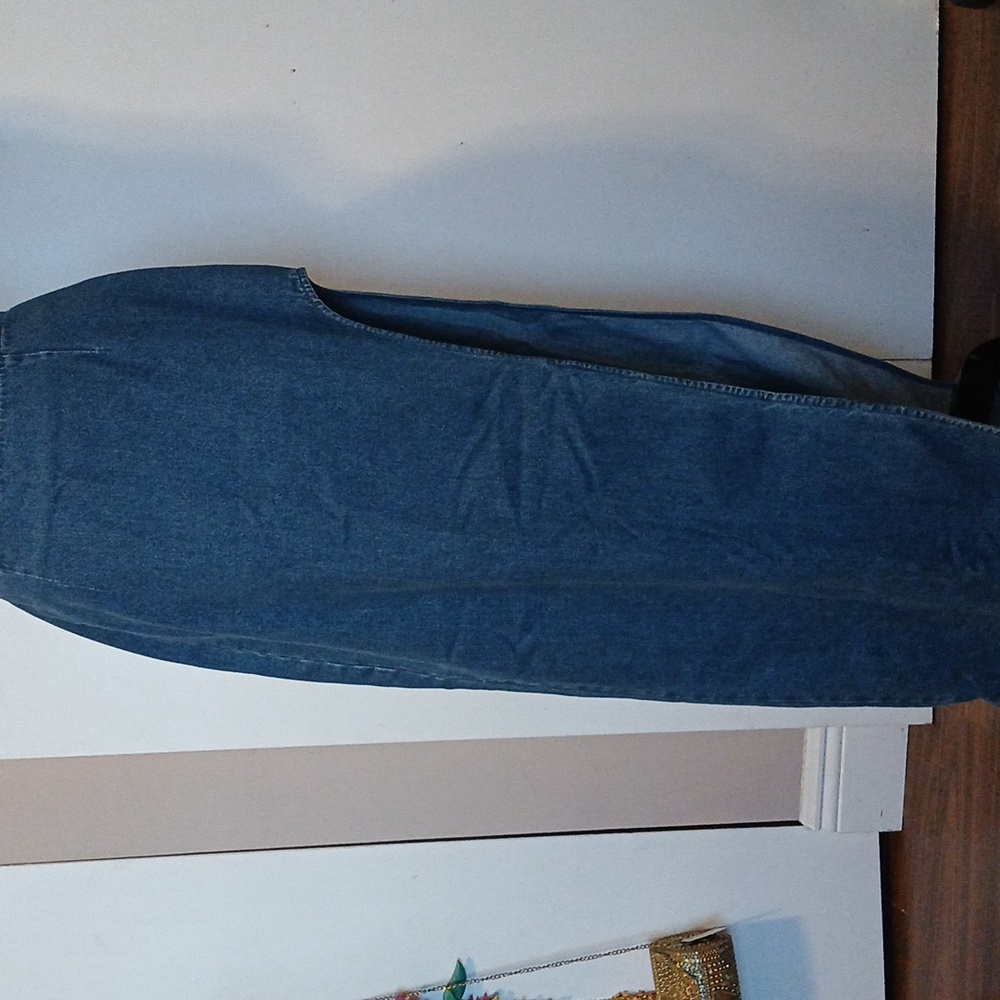 AFRM Long High Slit Skirt